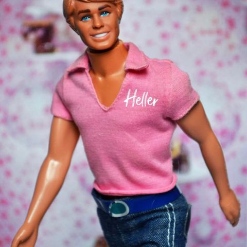 Mattel @1968. Fashion Jeans Ken - 1981. Originale klær og sko