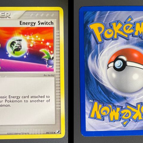 Pokemon-kort Energy Switch #84/115 Uncommon fra pokemon-serien Ex Unseen Forces