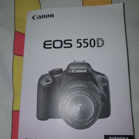 Meget pen Canon EOS 550D brukermanual (svensk) selges