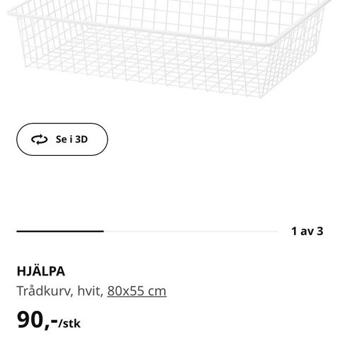 trådkurv hjelpa serien til ikea