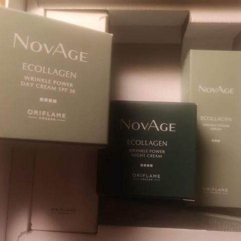 NovAge Ecollagen Wrinkle Power Hudpleiesett Oriflame 🌸🌿🌺🌿