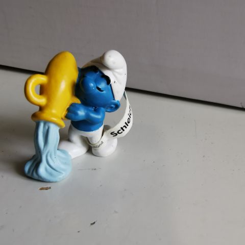 SMURF Aquarius Smurf Stjernetegn SCHLEICH 2009 PEYO SO345