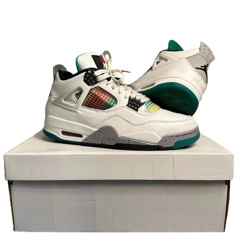 Air Jordan 4 Lucid Green "Rasta" 43