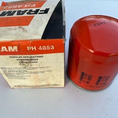 Oljefilter FRAM PH 4853 til Mitsubishi, Isuzu og Jeep selges.