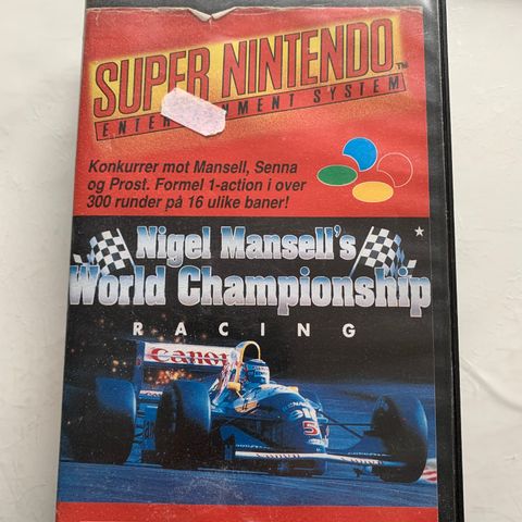 Super Nintendo spill, utleie cassette.