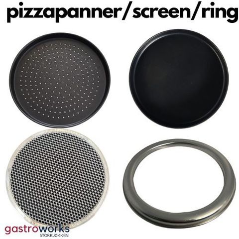 Pizzapanner - Pizzascreen - Pizzaring og Pizzastativ fra Gastroworks