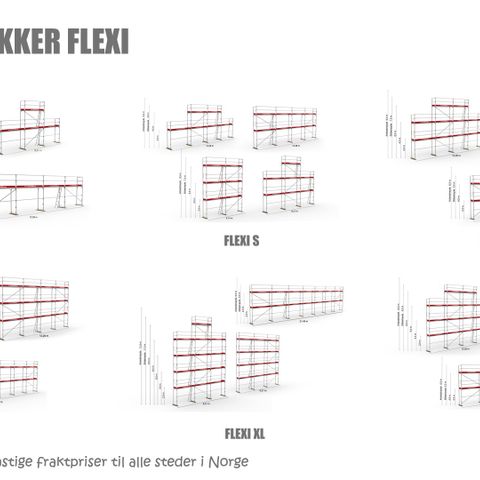 Stillaspakker FLEXI - Salg / utleie / leasing