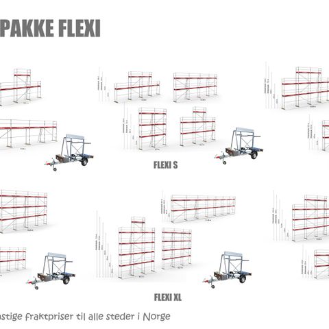 Tilhengerpakker FLEXI - Stillashenger Tysse - Salg / leasing