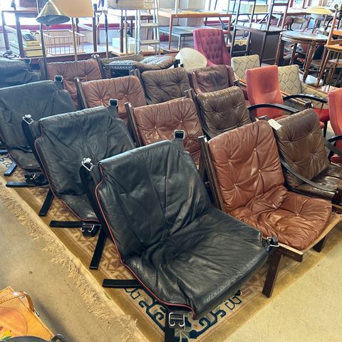 Stort utvalg av retro stoler og sofaer