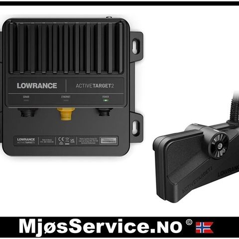 NYHET.! LOWRANCE ACTIVE TARGET 2