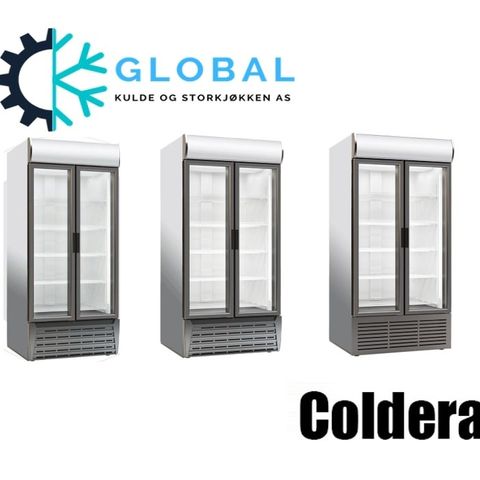 Brusskap/Brus Kjøleskap Coldera 2 dørs CL880HDC, CL900HDC, CL1300HDC GLOBAL KULD