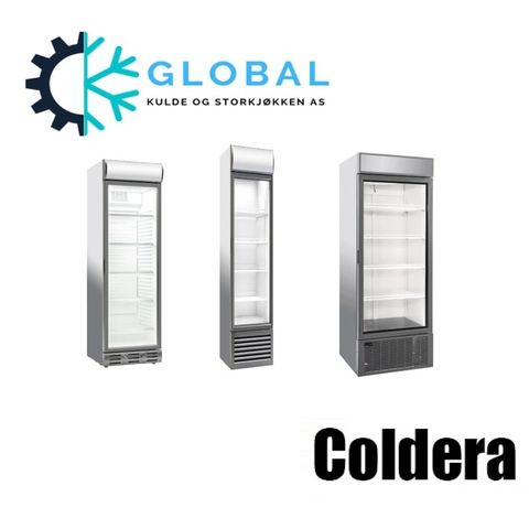 Brusskap / Brus Kjøleskap Coldera 1-dørs CL220SDC, CL380SDC, CL715SDC Global Kul