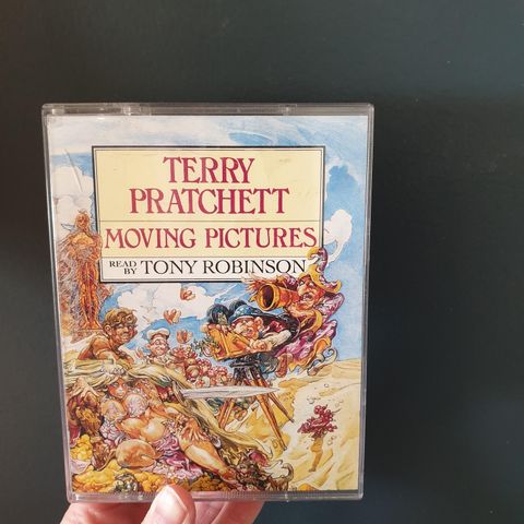 Terry Pratchett lydbok på kassett