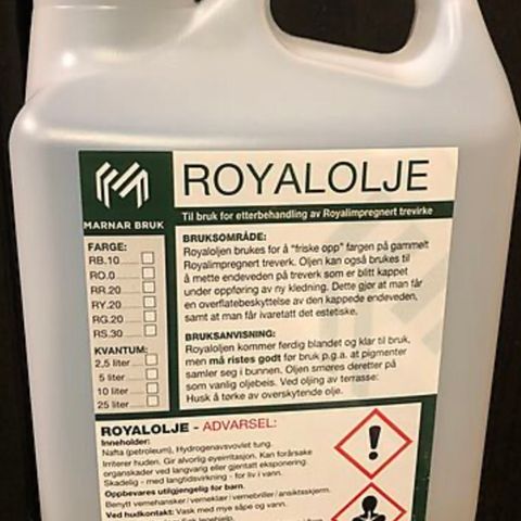 Royalolje rb10 25 liter