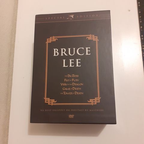 Bruce Lee - DVD samleboks med 6 filmer