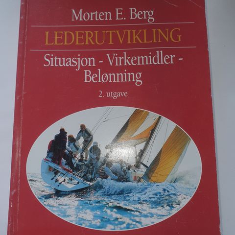 Lederutvikling.  Situasjon, virkemidler, belønning. 2 utgave, Morten E. Berg