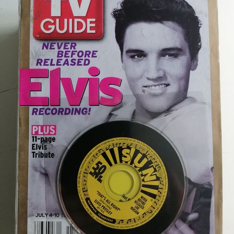 Elvis TV Guide blader - kr. 100, - pr. Stk