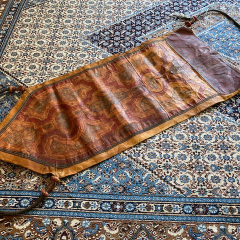 Moroccan Berber Camel Leather Bag/Decoration