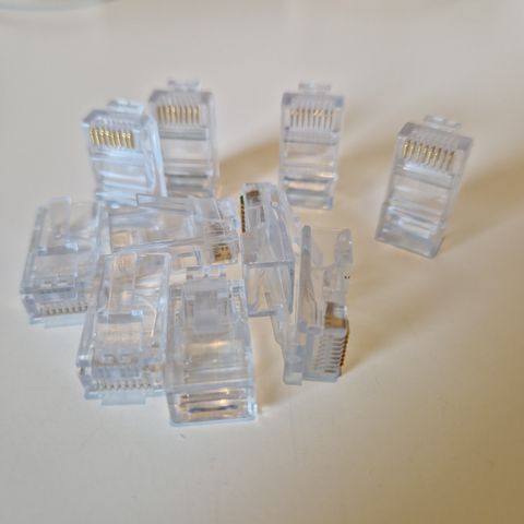 RJ45 modular kontakter - 50 stk