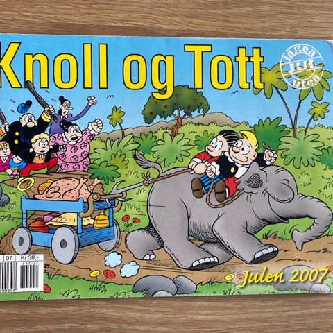 Knoll og Tott, Smørbukk og Stomperud julehefter fra årene 2007-2023