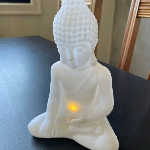 Buddha figur opplyst