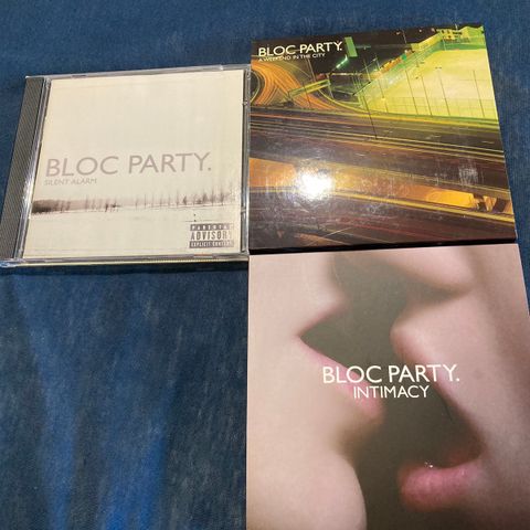 Bloc Party - 3 cd-er, der ene inkluderer  DVD også. Som nye