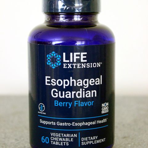 Life Extension Esophageal Guardian-tyggetabletter mot reflux -uten aluminium