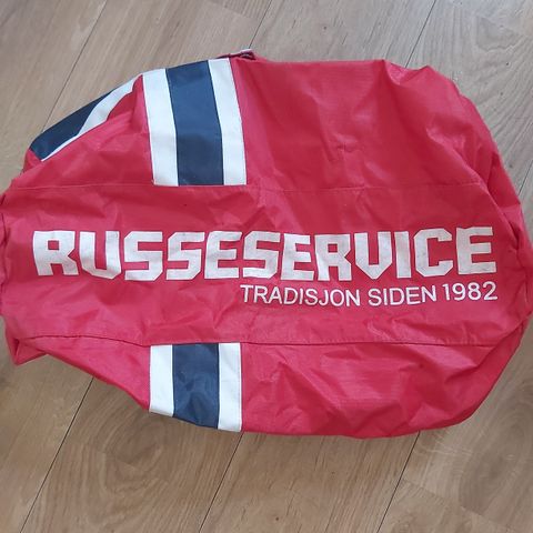 RUSSE SERVICE Bag. Trening bag / reisebag. NORSK FLAGG.