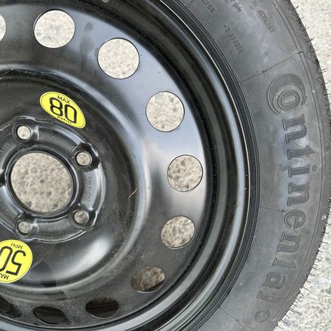 Continental ekstra hjul til Bmw 135/80 R 17  helt ny.