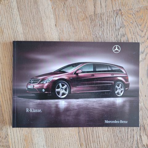 Brosjyre Mercedes R-Klasse 2010 (utgave juni 2009)