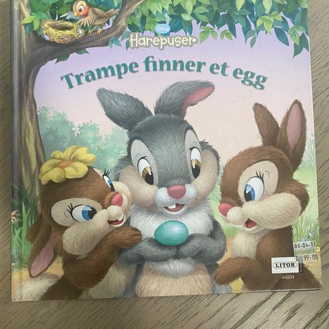 Disney Bambi Trampe finner et egg Barnebok