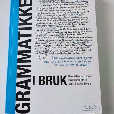 Bok: grammatikken i bruk  (NY PRIS!! 50 kr + ev. frakt)