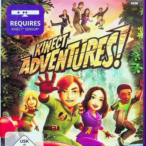 Kinect Adventures! Xbox 360  u/manual