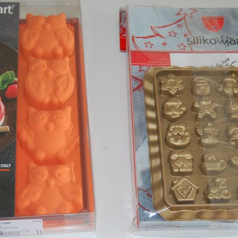 NY Silikomart SCG26 Choco GUFI &Silicone Ugler form&Jule Kalendar