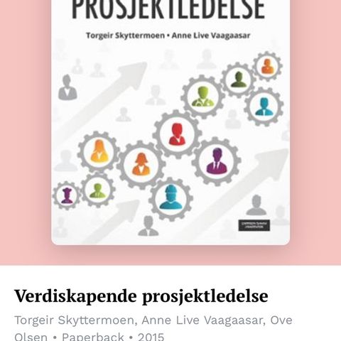 verdiskapende prosjektledelse