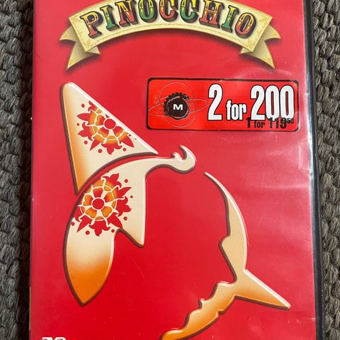 [DVD] Pinocchio - 2002 (norsk tekst)