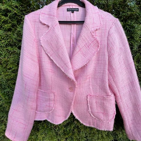 Rosa blazer str. L (Ca. str. 40)