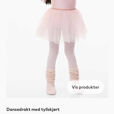 Dansedrakt med tyllskjørt