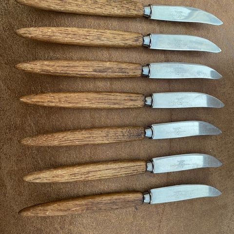 7 stk Geilokniv fruktkniver 16,5 cm