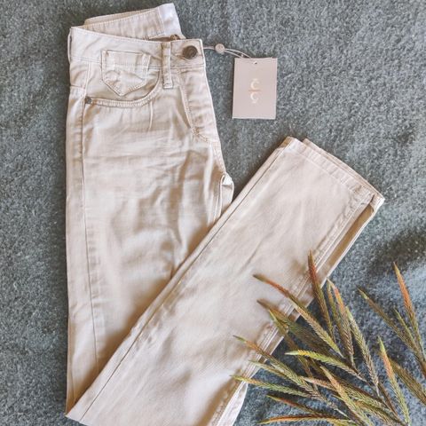 Xs Ubrukt Claire bukse beige slimfit