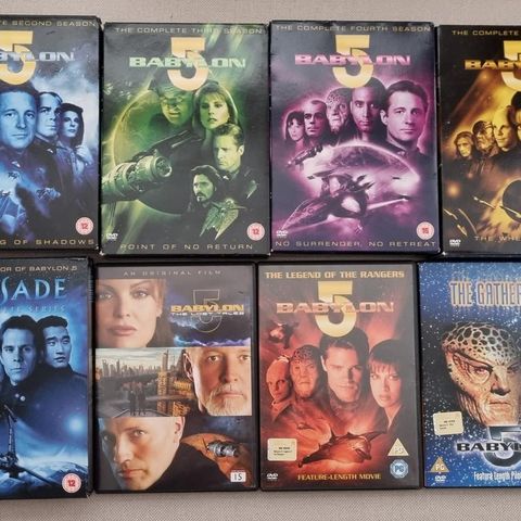 Babylon 5, Crusade, komplett på DVD