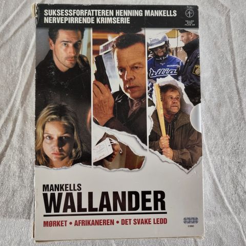 Wallander samleboks DVD