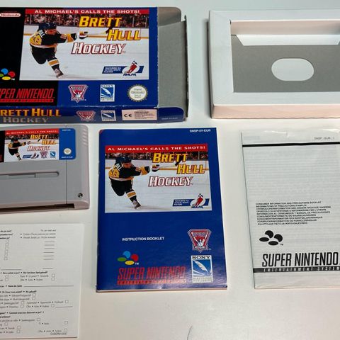 Brett Hull Hockey CIB SNES