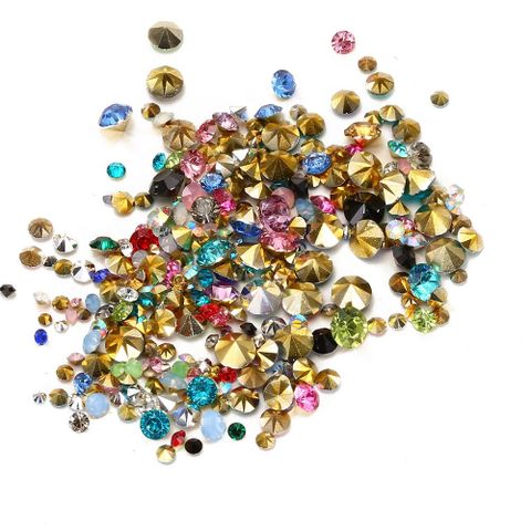 1000 rhinestone (resin) pynt , ca 2-6mm