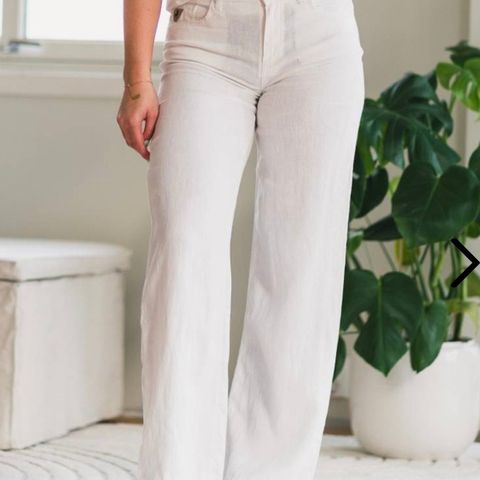 LOIS Culotte Linen Colour white