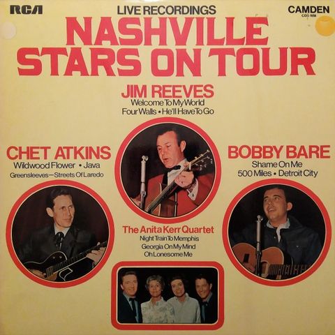 Chet Atkins / Bobby Bare – Nashville Stars On Tour (Live Recordings) (LP, 1970)