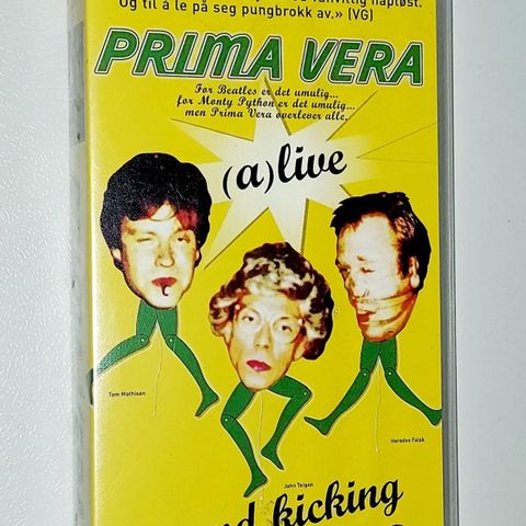 VHS SMALL BOX.PRIMA VERA.A LIVE .. AND KICKING.