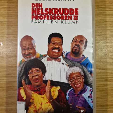 Den Helskrudde Professoren II: Familien Klump (2000) VHS Film