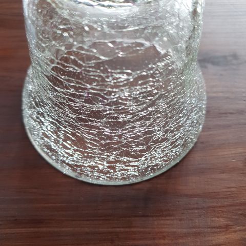 Vintage pressglass pynt klokken