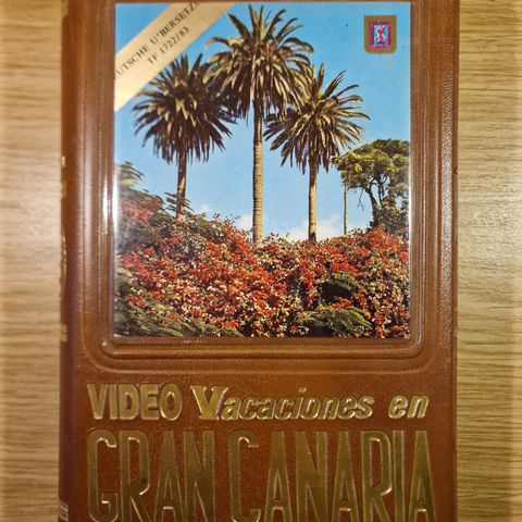 Video Vacation: Grand Canaria (1986) VHS Big Box Film